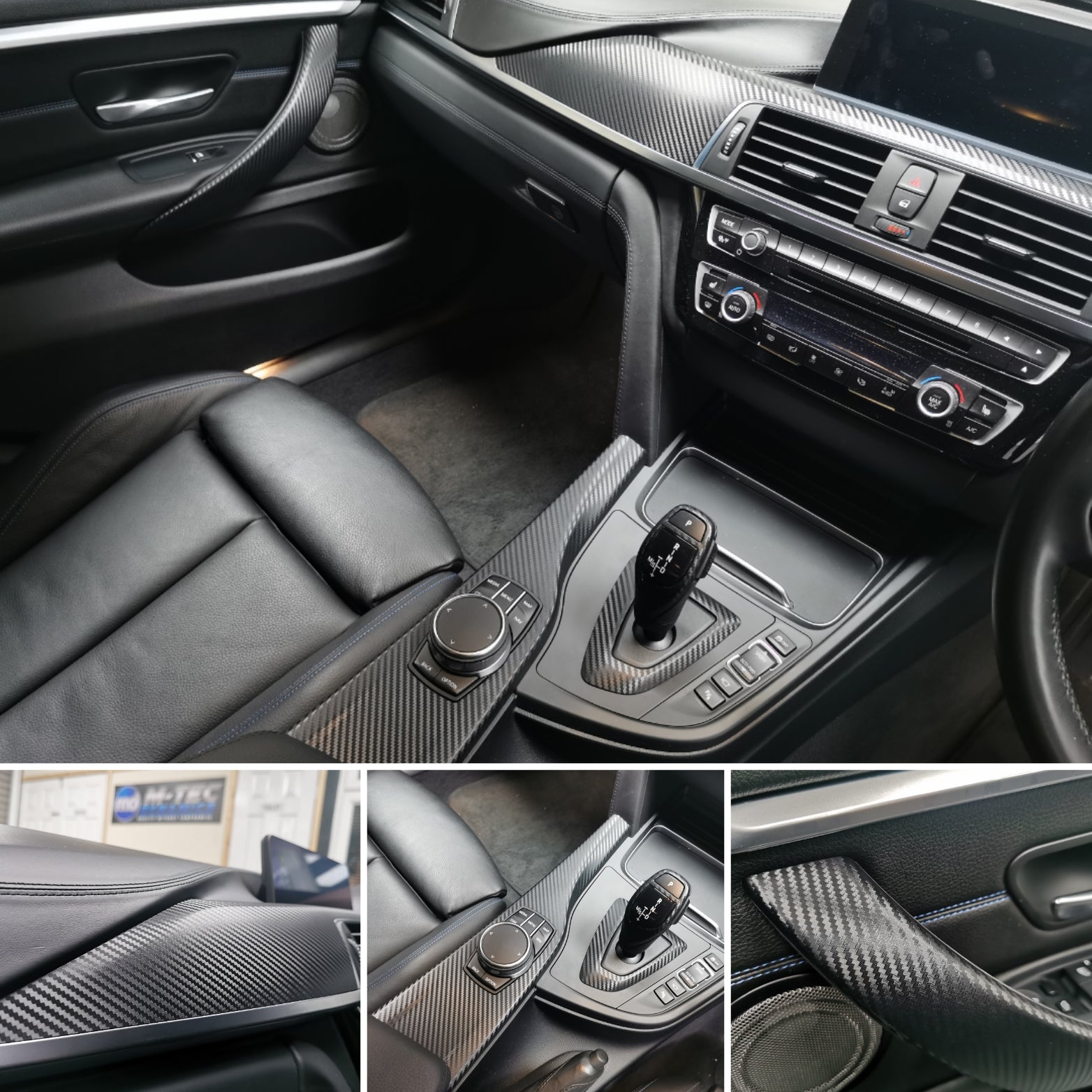WRAPPING SERVICE - BMW F30 F32 INTERIOR TRIM SET - 3D CARBON
